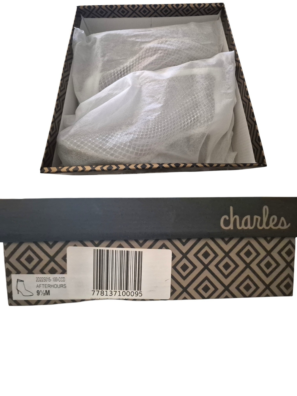 Charles by Charles David Afterhours Rhinestone Bootie Sz 9.5M - Picture 6 of 8
